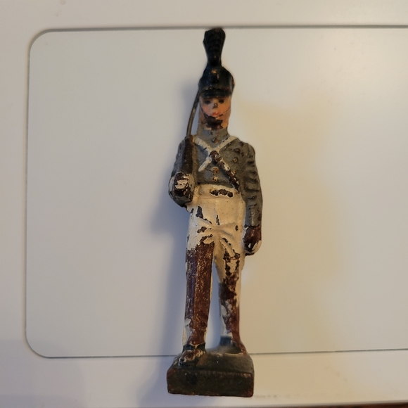 Vintage Lineol Germany Miniature Soldier ~ 1930s(?) ~ Antique ~ Military ~ - Picture 13 of 15